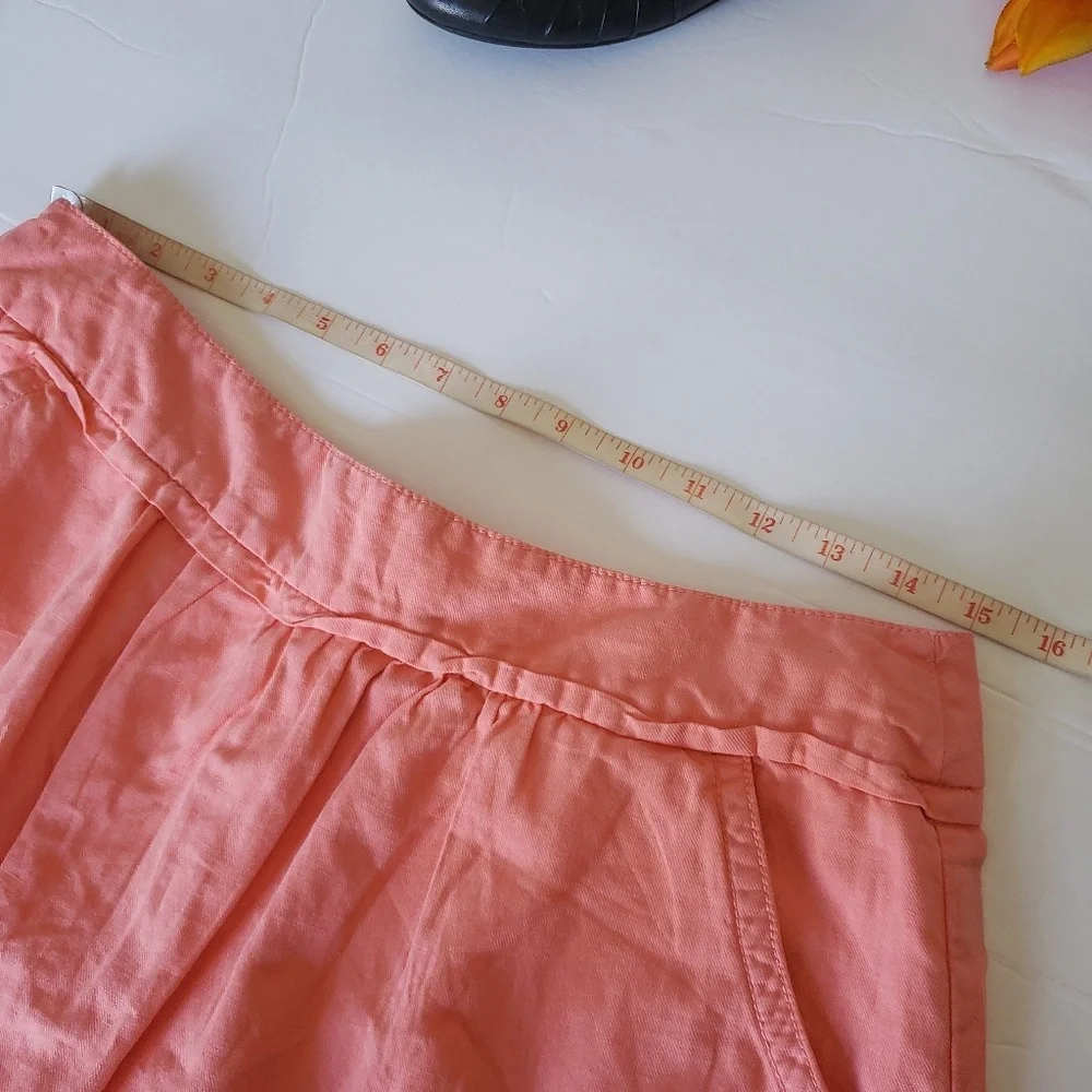 J.CREW LINEN CORAL SKIRT 🌼🏵🌼